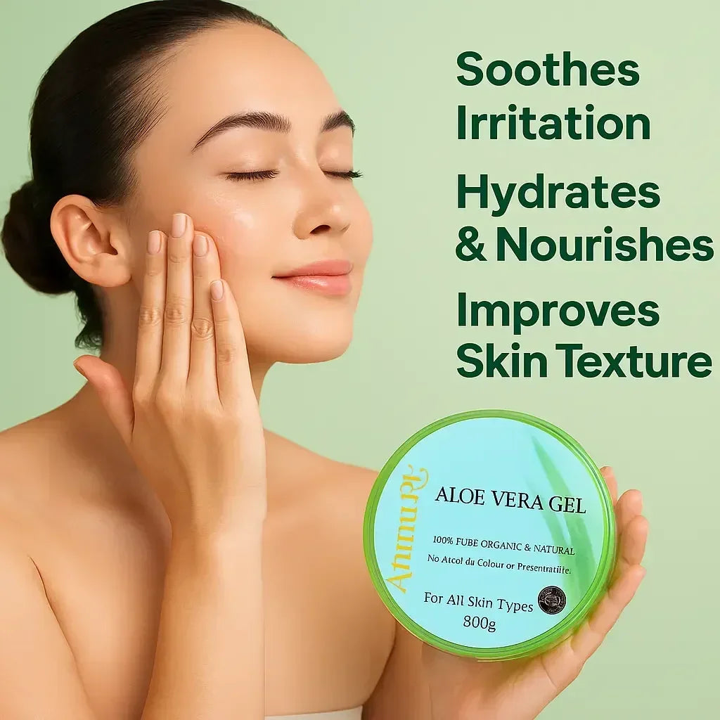 Gel de aloe vera orgánico Ammuri para todo tipo de pieles