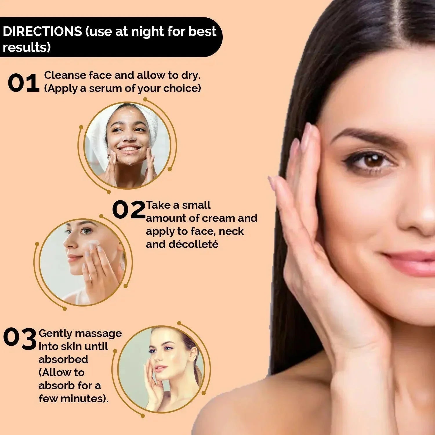 Crema antiedad con retinol y células madre de manzana Ammuri